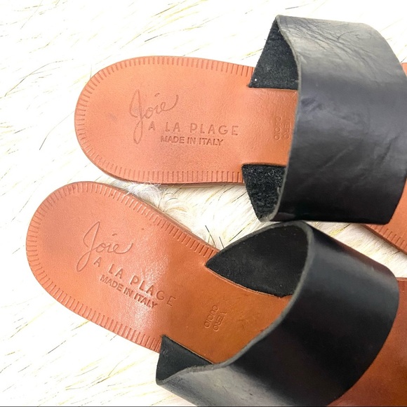 Joie A la Plage• Sable Leather Sandals strap leather slide sandal - Picture 4 of 10